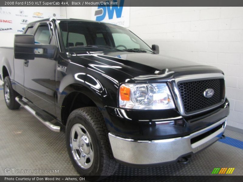 Black / Medium/Dark Flint 2008 Ford F150 XLT SuperCab 4x4