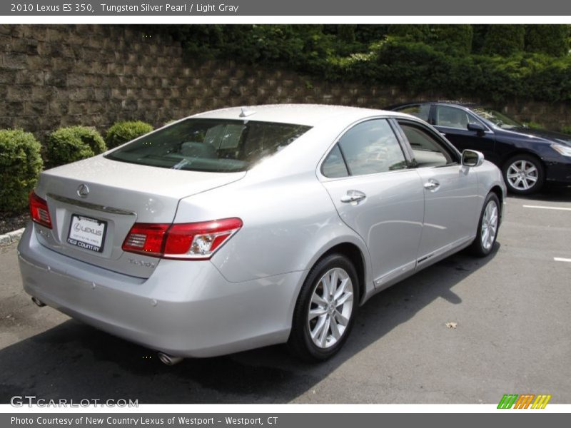 Tungsten Silver Pearl / Light Gray 2010 Lexus ES 350