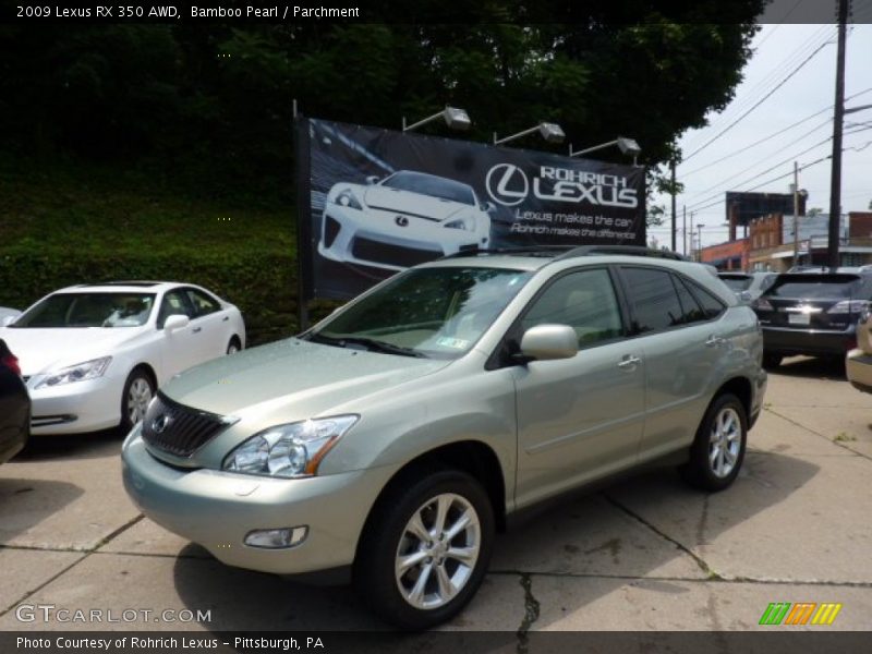 Bamboo Pearl / Parchment 2009 Lexus RX 350 AWD