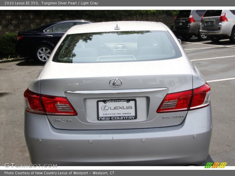 Tungsten Silver Pearl / Light Gray 2010 Lexus ES 350