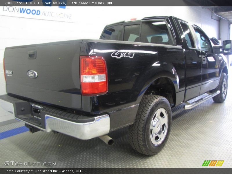 Black / Medium/Dark Flint 2008 Ford F150 XLT SuperCab 4x4