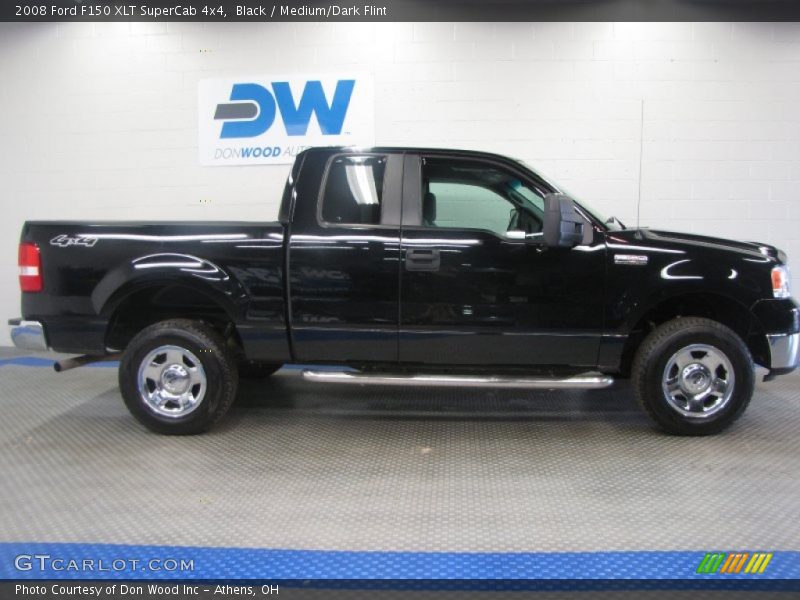 Black / Medium/Dark Flint 2008 Ford F150 XLT SuperCab 4x4