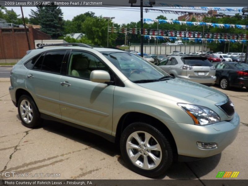 Bamboo Pearl / Parchment 2009 Lexus RX 350 AWD