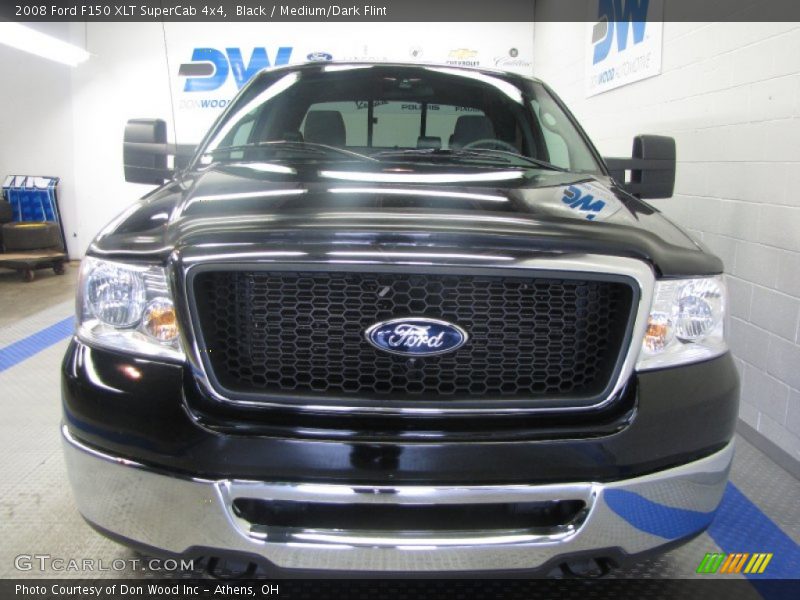 Black / Medium/Dark Flint 2008 Ford F150 XLT SuperCab 4x4