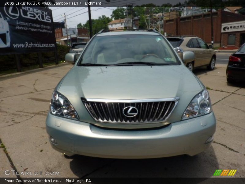 Bamboo Pearl / Parchment 2009 Lexus RX 350 AWD