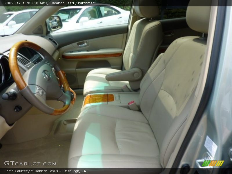 Bamboo Pearl / Parchment 2009 Lexus RX 350 AWD