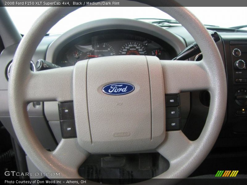 Black / Medium/Dark Flint 2008 Ford F150 XLT SuperCab 4x4