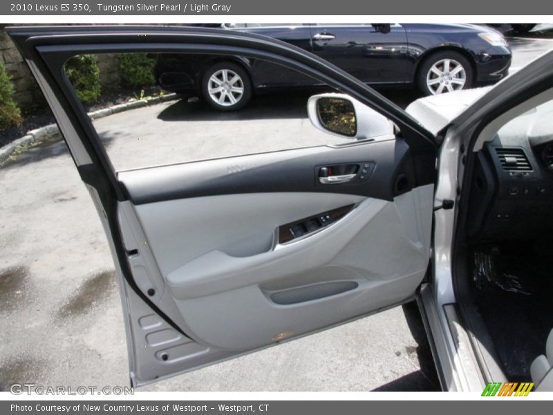 Tungsten Silver Pearl / Light Gray 2010 Lexus ES 350