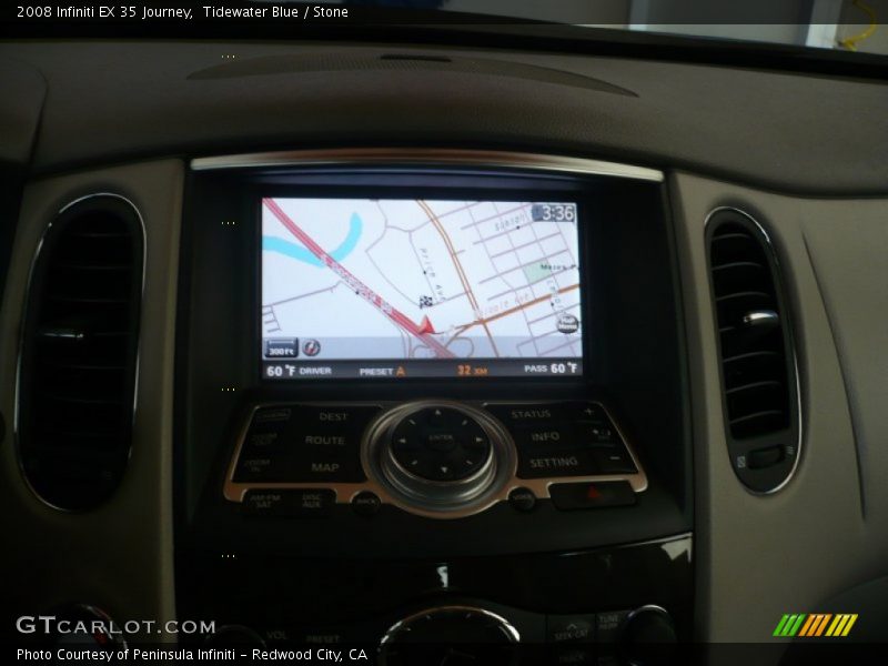 Tidewater Blue / Stone 2008 Infiniti EX 35 Journey