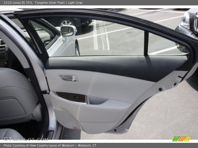 Tungsten Silver Pearl / Light Gray 2010 Lexus ES 350
