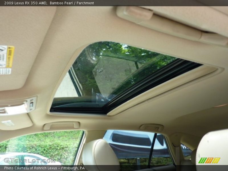 Bamboo Pearl / Parchment 2009 Lexus RX 350 AWD