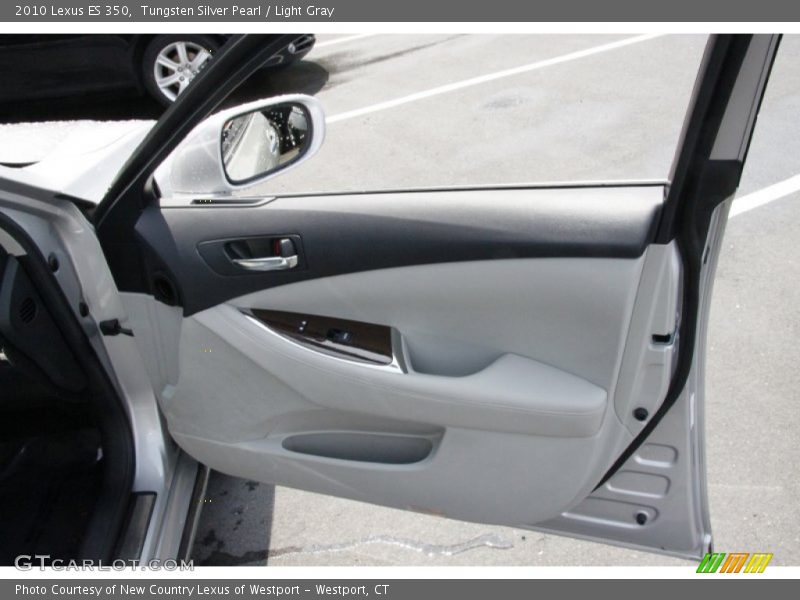 Tungsten Silver Pearl / Light Gray 2010 Lexus ES 350