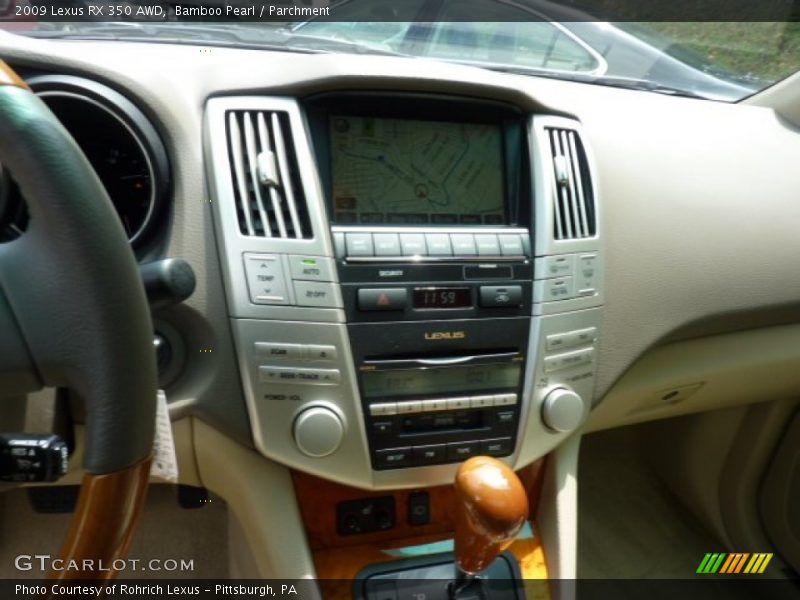 Bamboo Pearl / Parchment 2009 Lexus RX 350 AWD