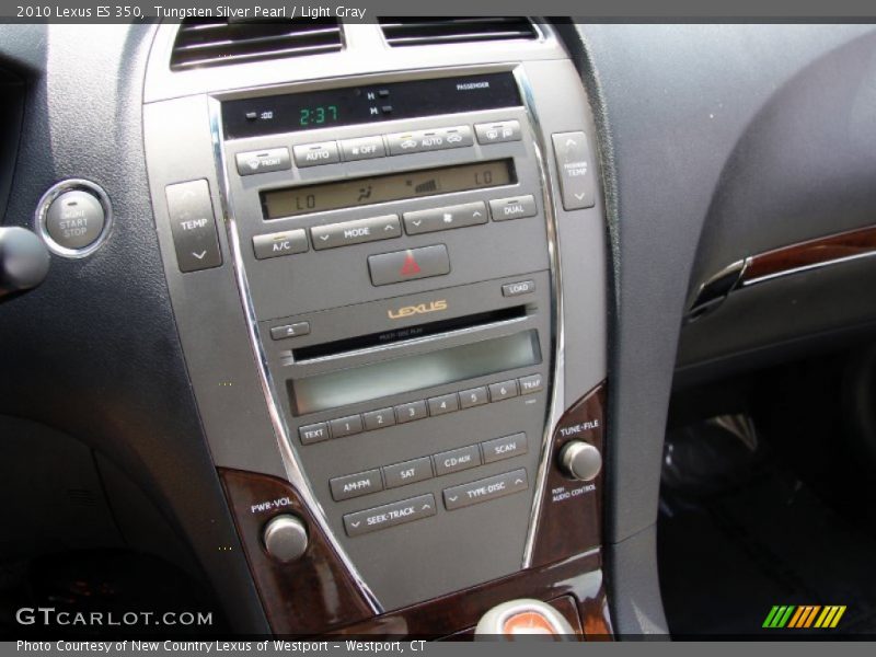 Tungsten Silver Pearl / Light Gray 2010 Lexus ES 350