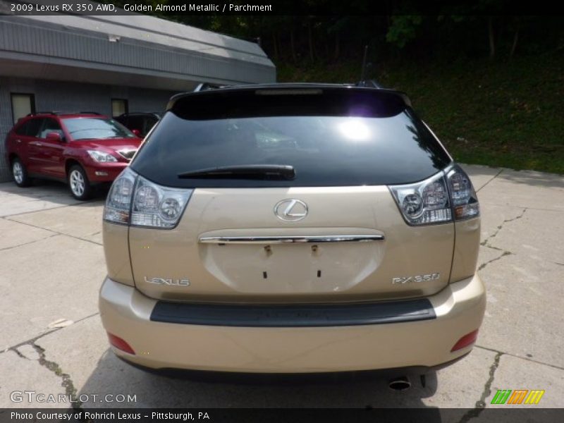 Golden Almond Metallic / Parchment 2009 Lexus RX 350 AWD