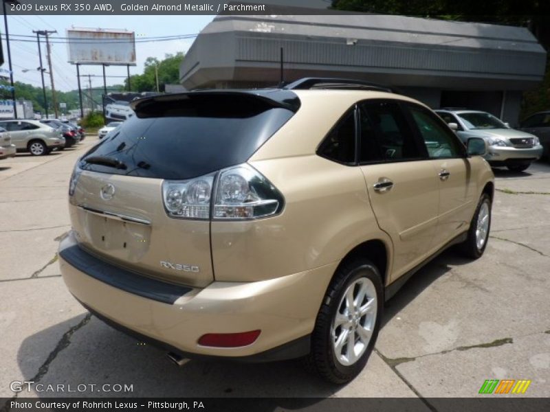 Golden Almond Metallic / Parchment 2009 Lexus RX 350 AWD