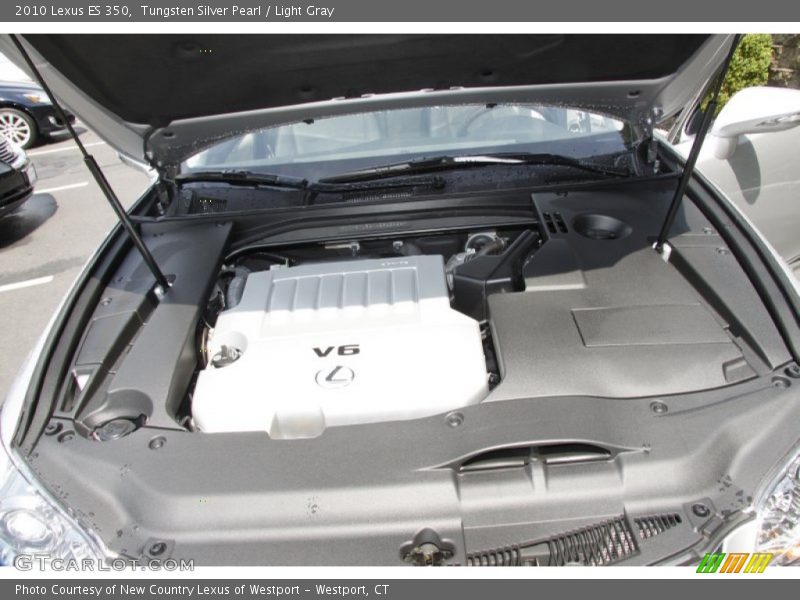 Tungsten Silver Pearl / Light Gray 2010 Lexus ES 350