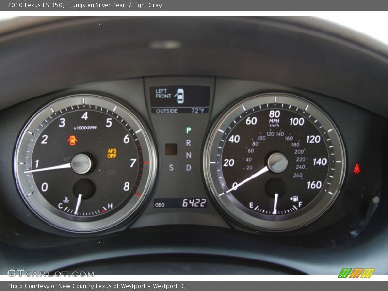 Tungsten Silver Pearl / Light Gray 2010 Lexus ES 350