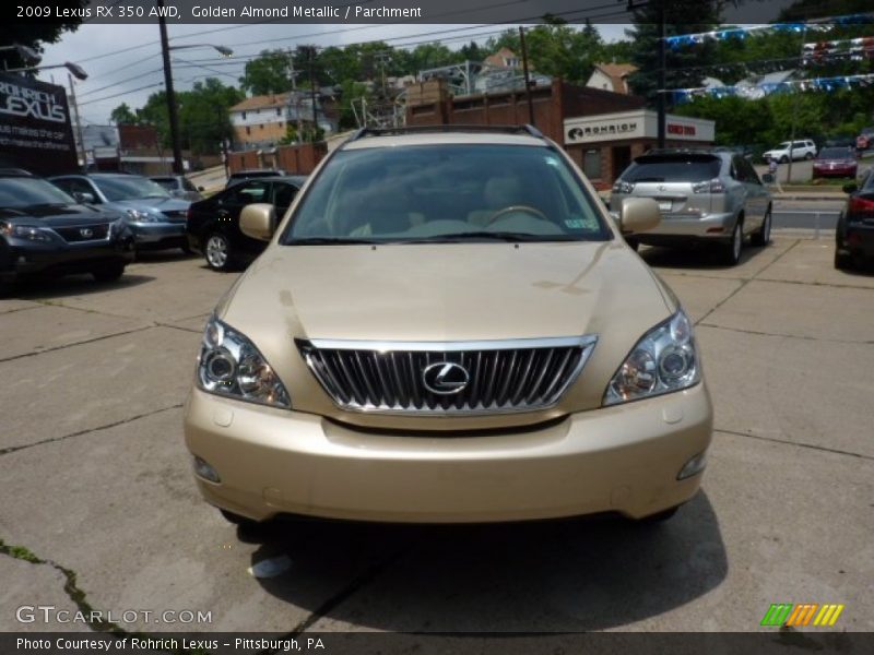 Golden Almond Metallic / Parchment 2009 Lexus RX 350 AWD