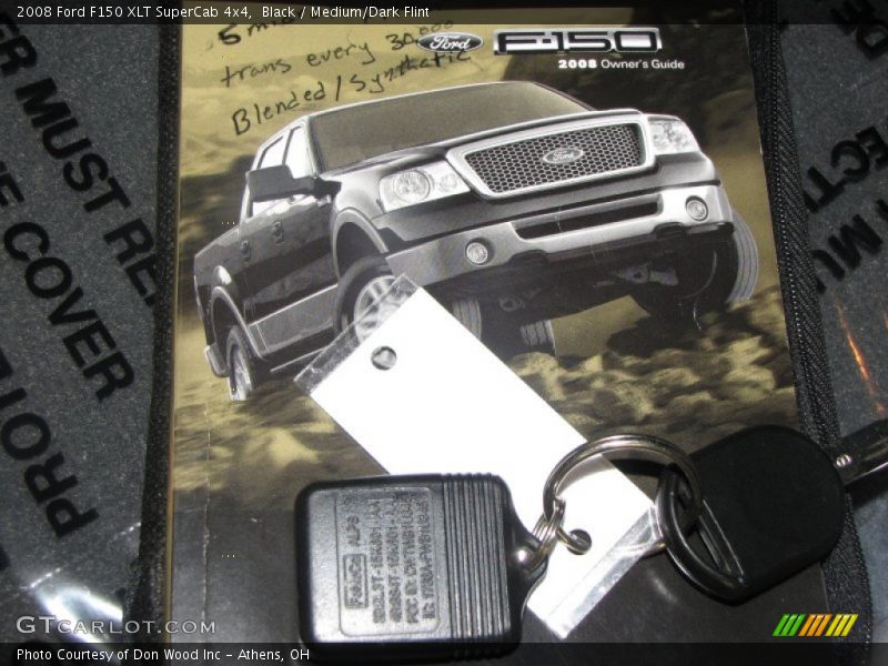 Black / Medium/Dark Flint 2008 Ford F150 XLT SuperCab 4x4