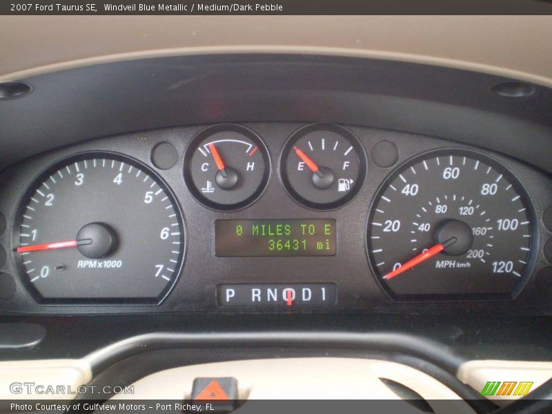 Windveil Blue Metallic / Medium/Dark Pebble 2007 Ford Taurus SE