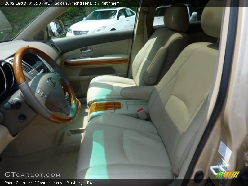 Golden Almond Metallic / Parchment 2009 Lexus RX 350 AWD