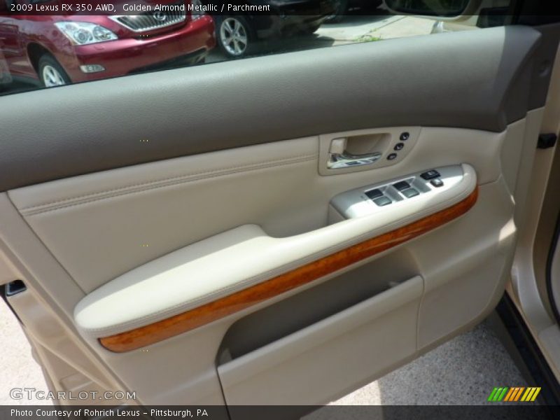 Golden Almond Metallic / Parchment 2009 Lexus RX 350 AWD