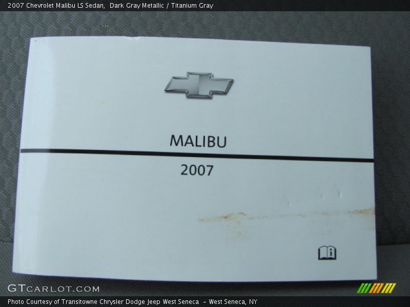Dark Gray Metallic / Titanium Gray 2007 Chevrolet Malibu LS Sedan
