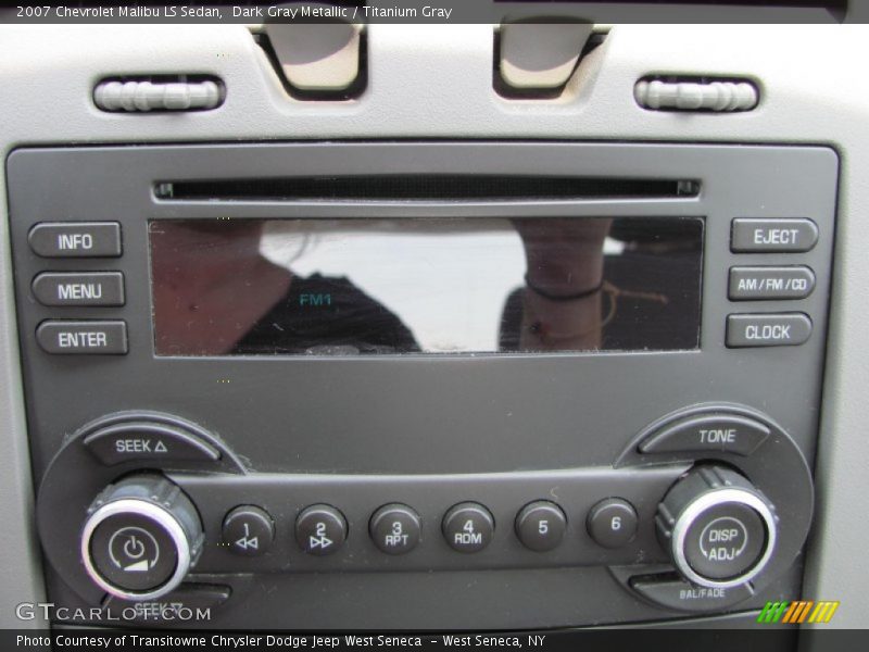 Dark Gray Metallic / Titanium Gray 2007 Chevrolet Malibu LS Sedan