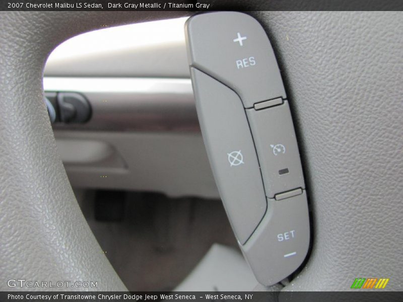 Dark Gray Metallic / Titanium Gray 2007 Chevrolet Malibu LS Sedan