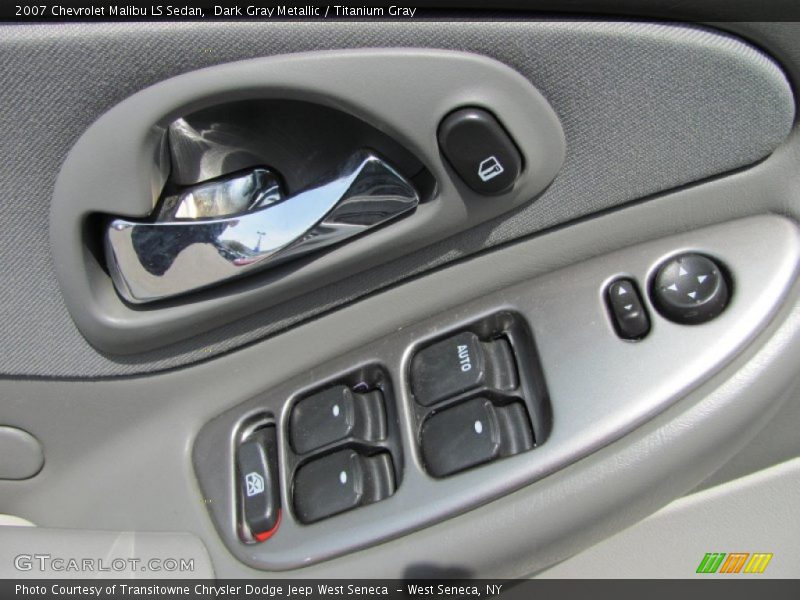 Dark Gray Metallic / Titanium Gray 2007 Chevrolet Malibu LS Sedan