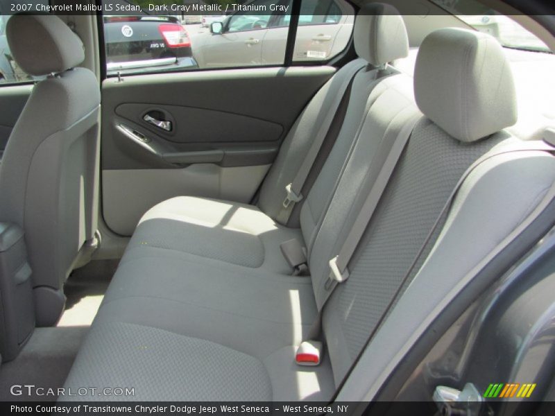 Dark Gray Metallic / Titanium Gray 2007 Chevrolet Malibu LS Sedan