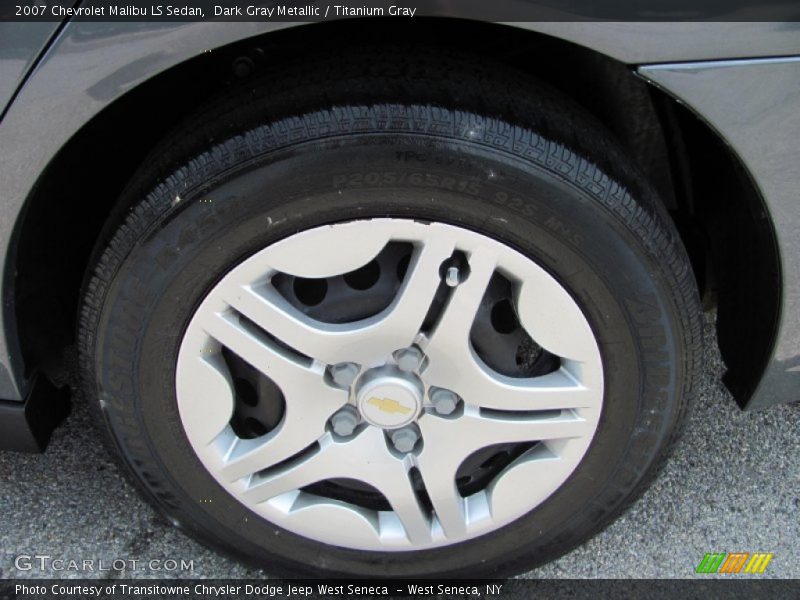 Dark Gray Metallic / Titanium Gray 2007 Chevrolet Malibu LS Sedan
