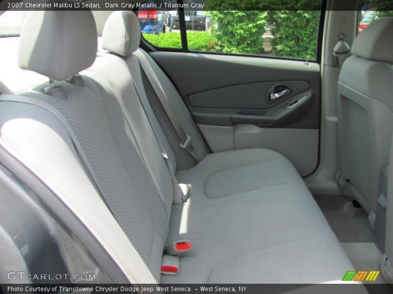 Dark Gray Metallic / Titanium Gray 2007 Chevrolet Malibu LS Sedan