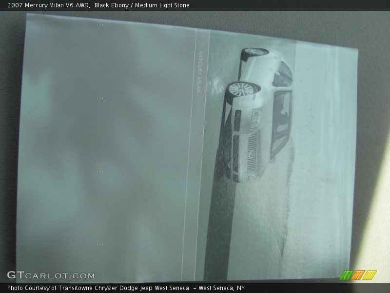 Black Ebony / Medium Light Stone 2007 Mercury Milan V6 AWD
