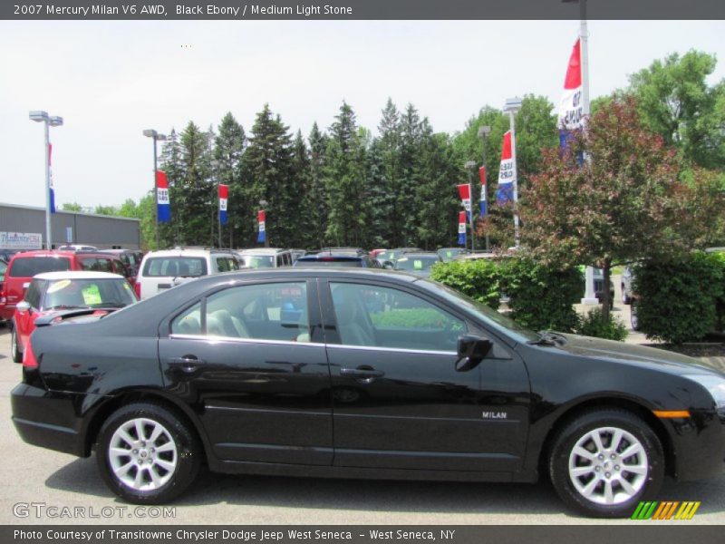 Black Ebony / Medium Light Stone 2007 Mercury Milan V6 AWD
