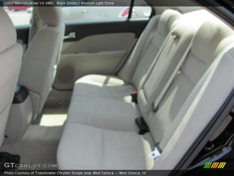 Black Ebony / Medium Light Stone 2007 Mercury Milan V6 AWD