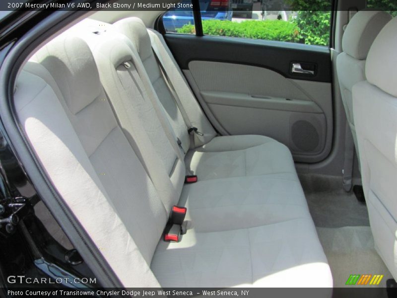 Black Ebony / Medium Light Stone 2007 Mercury Milan V6 AWD