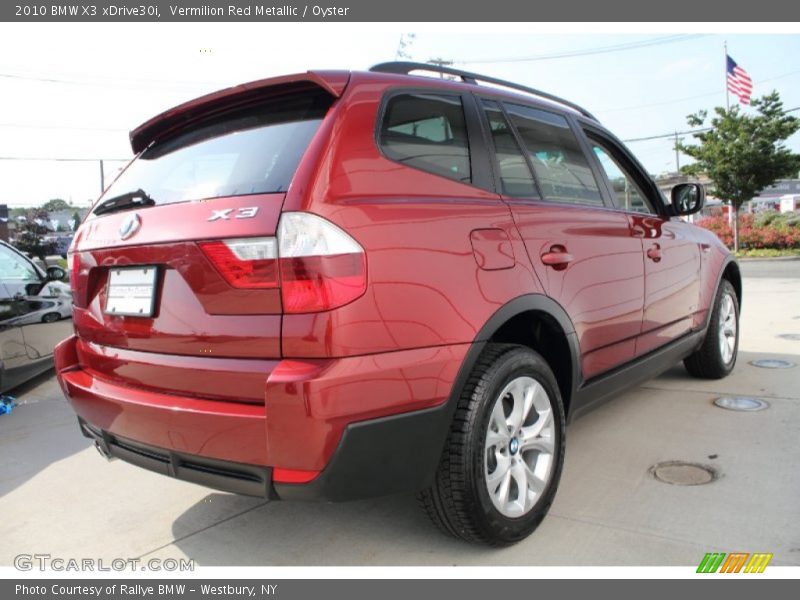 Vermilion Red Metallic / Oyster 2010 BMW X3 xDrive30i