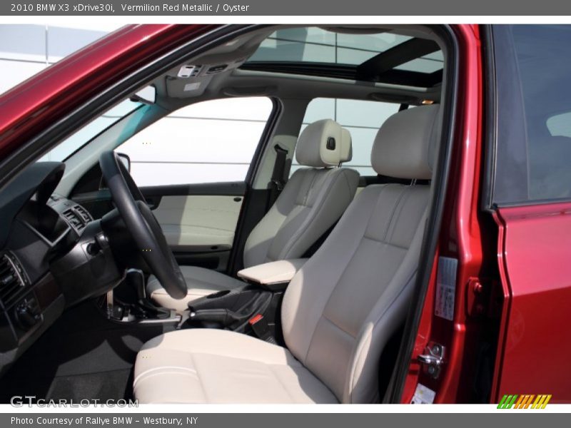 Vermilion Red Metallic / Oyster 2010 BMW X3 xDrive30i