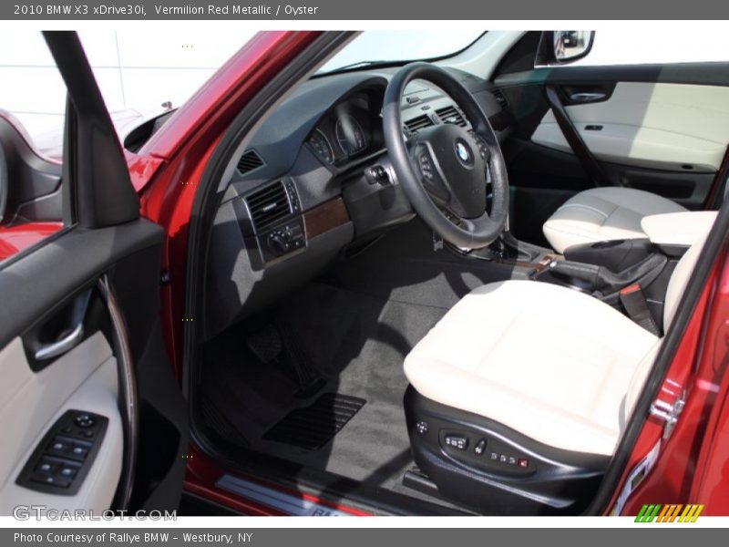 Vermilion Red Metallic / Oyster 2010 BMW X3 xDrive30i