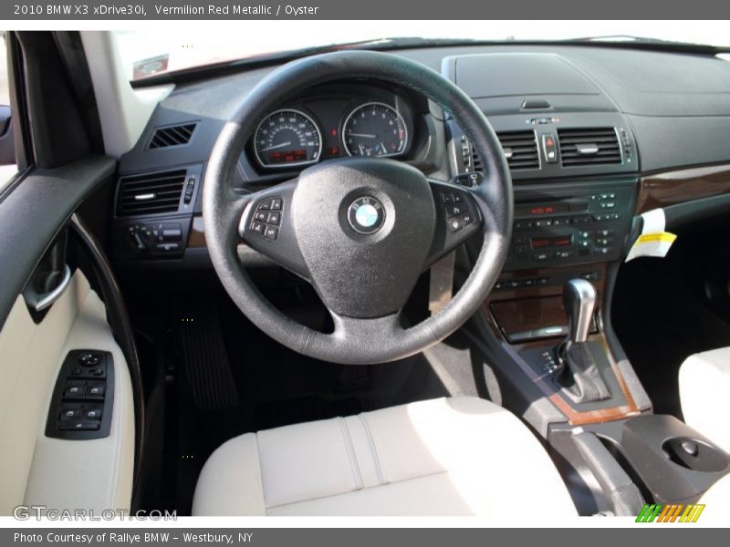 Vermilion Red Metallic / Oyster 2010 BMW X3 xDrive30i
