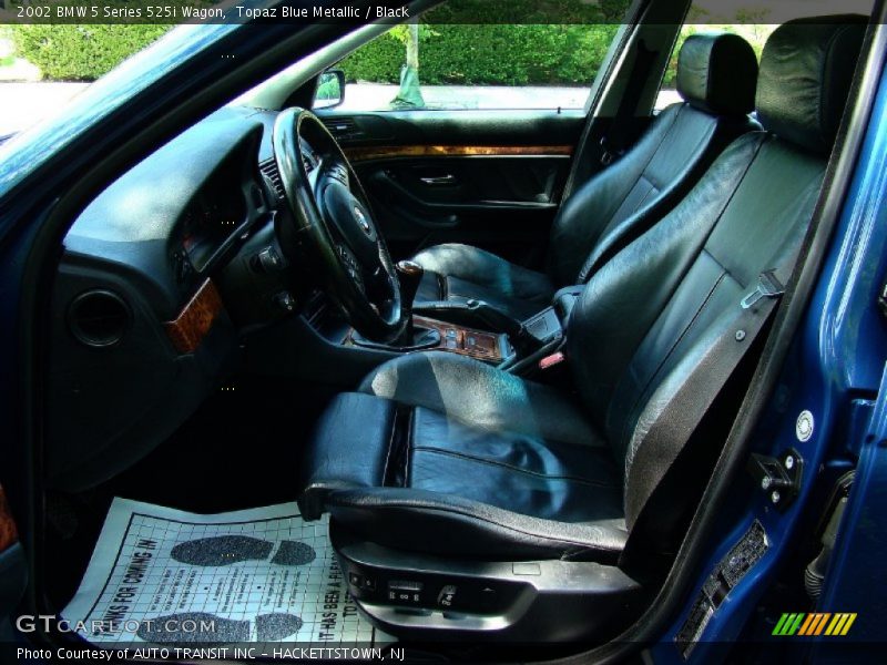  2002 5 Series 525i Wagon Black Interior