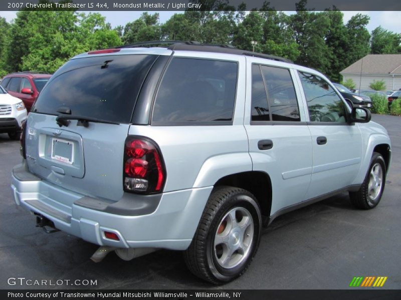 Moondust Metallic / Light Gray 2007 Chevrolet TrailBlazer LS 4x4