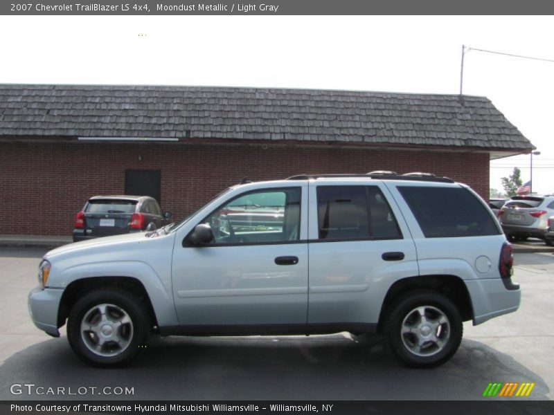 Moondust Metallic / Light Gray 2007 Chevrolet TrailBlazer LS 4x4
