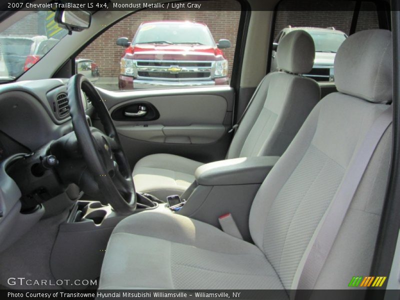 Moondust Metallic / Light Gray 2007 Chevrolet TrailBlazer LS 4x4