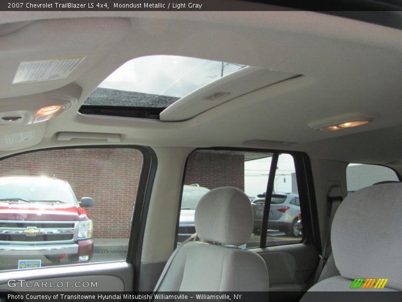Moondust Metallic / Light Gray 2007 Chevrolet TrailBlazer LS 4x4