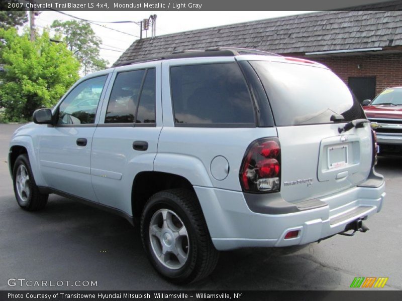 Moondust Metallic / Light Gray 2007 Chevrolet TrailBlazer LS 4x4