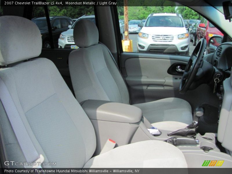 Moondust Metallic / Light Gray 2007 Chevrolet TrailBlazer LS 4x4