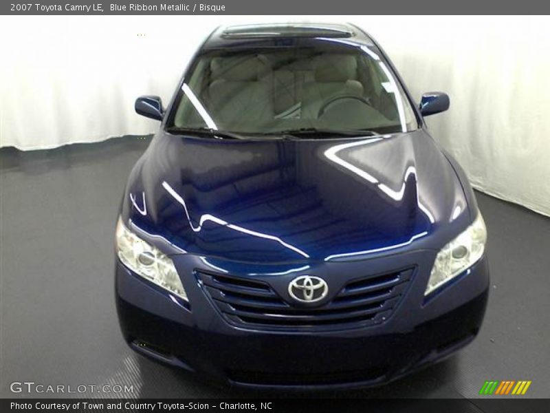 Blue Ribbon Metallic / Bisque 2007 Toyota Camry LE